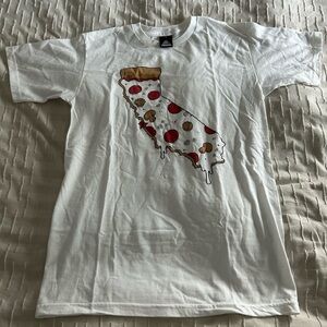 Graphic T-Shirt with California as Pizza